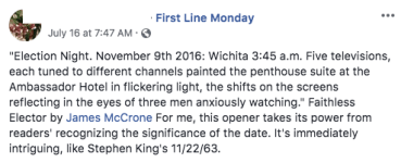 FE-Firstline Monday Vic Weisfield